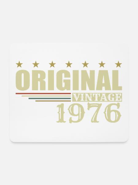 1976 Geburtstag 1976 - Mousepad (Querformat) - Weiß