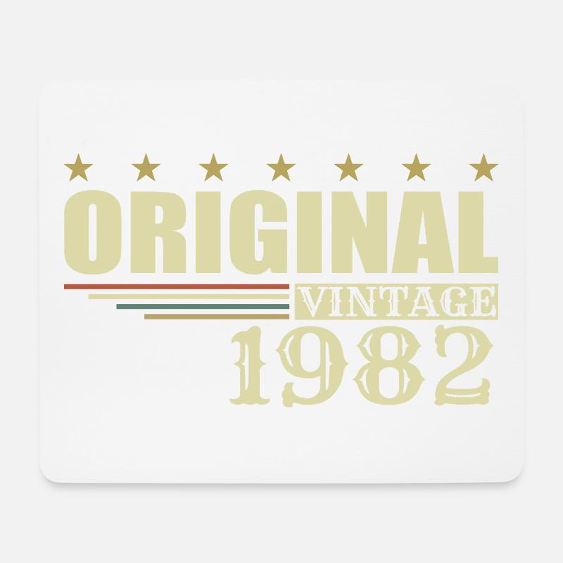 1982 Geburtstag 1982 - Mousepad (Querformat) - Weiß