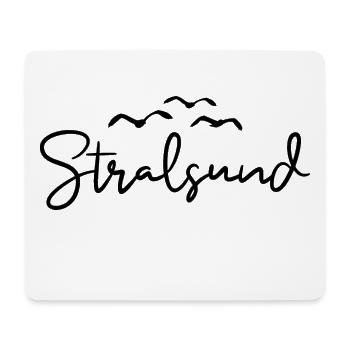 Stralsund Möwen Rügen Hafenstadt Stralsund - Mousepad (Querformat) - Weiß - Vorne
