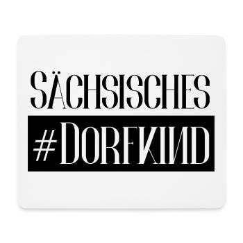 sächsisches dorfkind - Mousepad (Querformat) - Weiß - Vorne