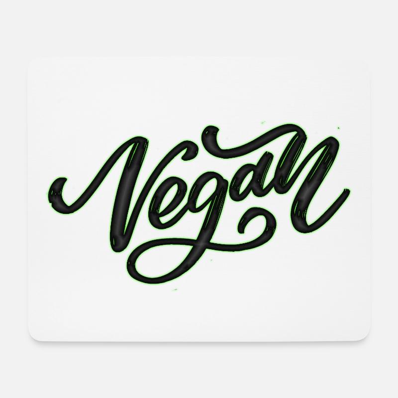 Vegan Vegan Gift - Mouse Pad (horizontal) - white