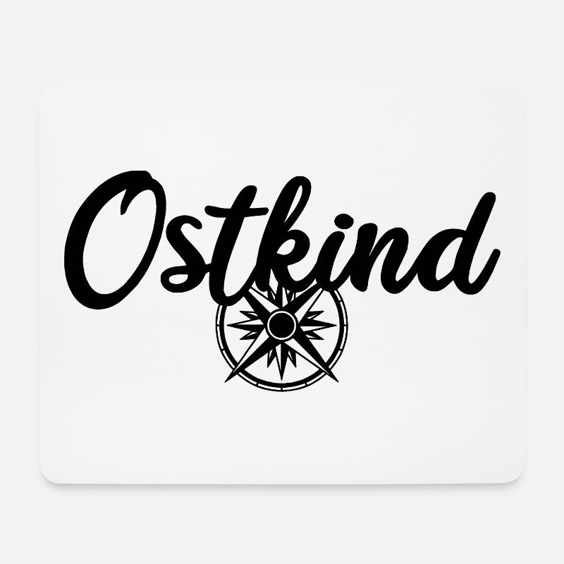 Ostkind DDR Ossi Kind des Ostens - Mousepad (Querformat) - Weiß