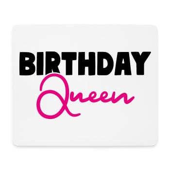 Anniversaire Reine Anniversaire Fille - Tapis de souris (format paysage) - blanc - Devant