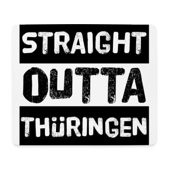aus thüringen - Mousepad (Querformat) - Weiß - Vorne