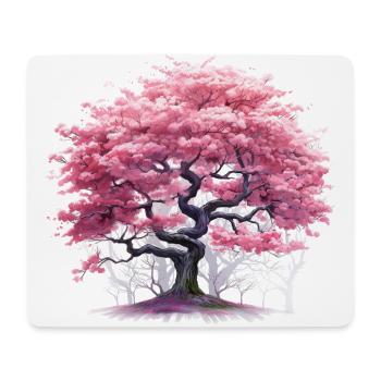 Cherry Blossom Tree - Mousepad (Querformat) - Weiß - Vorne