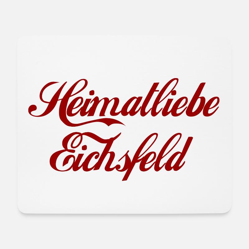 heimatliebe eichsfeld - Mousepad (Querformat) - Weiß