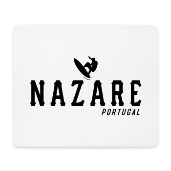 Nazare Surfer Portugal - Mouse Pad (horizontal) - white - Front