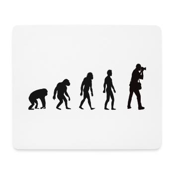 Evolution Photographer Appareil photo - Tapis de souris (format paysage) - blanc - Devant