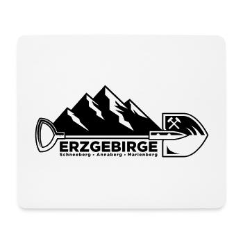 Erzgebirge Saxony Mining Miners - Mouse Pad (horizontal) - white - Front