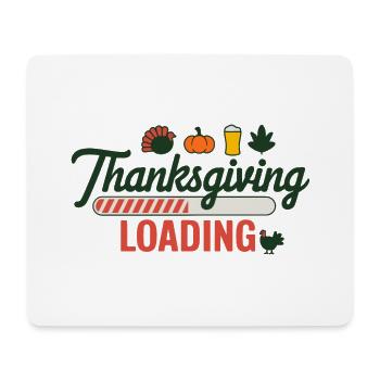 Thanksgiving Chargement Barre de chargement de Thanksgiving - Tapis de souris (format paysage) - blanc - Devant