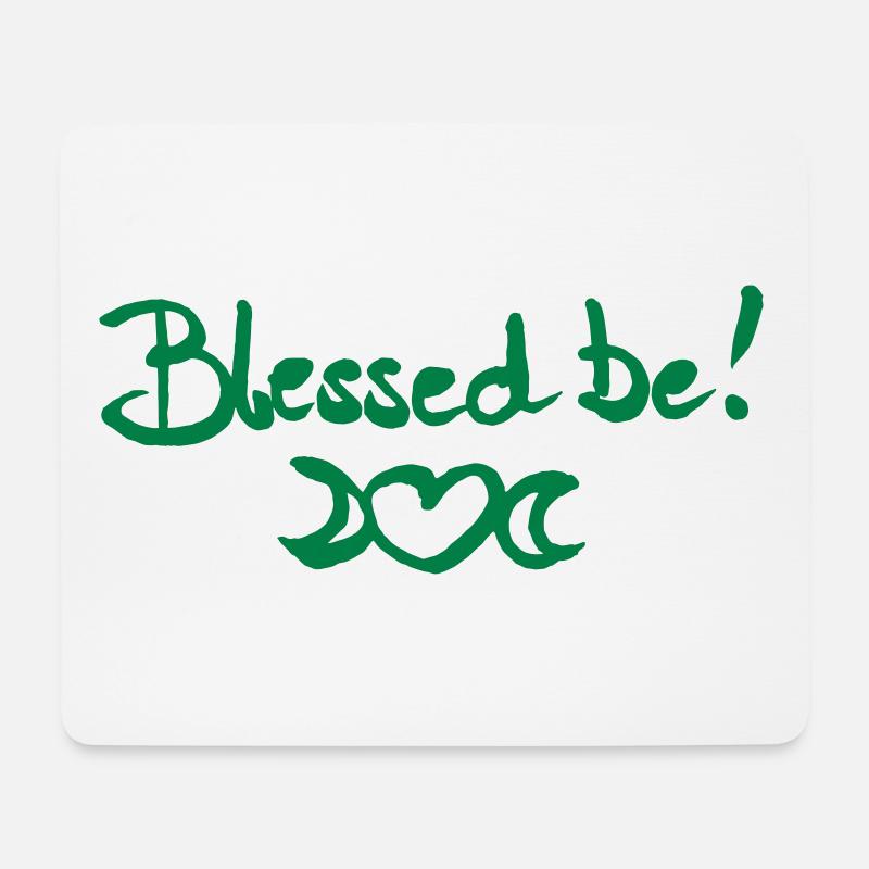 Blessed Be! - Mousepad (Querformat) - Weiß