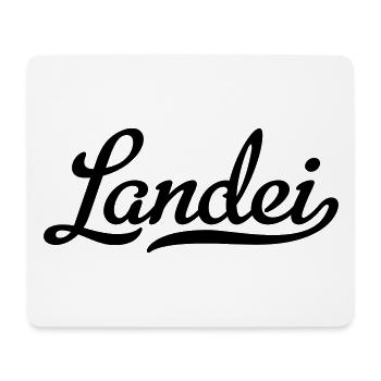 landei - Mousepad (Querformat) - Weiß - Vorne