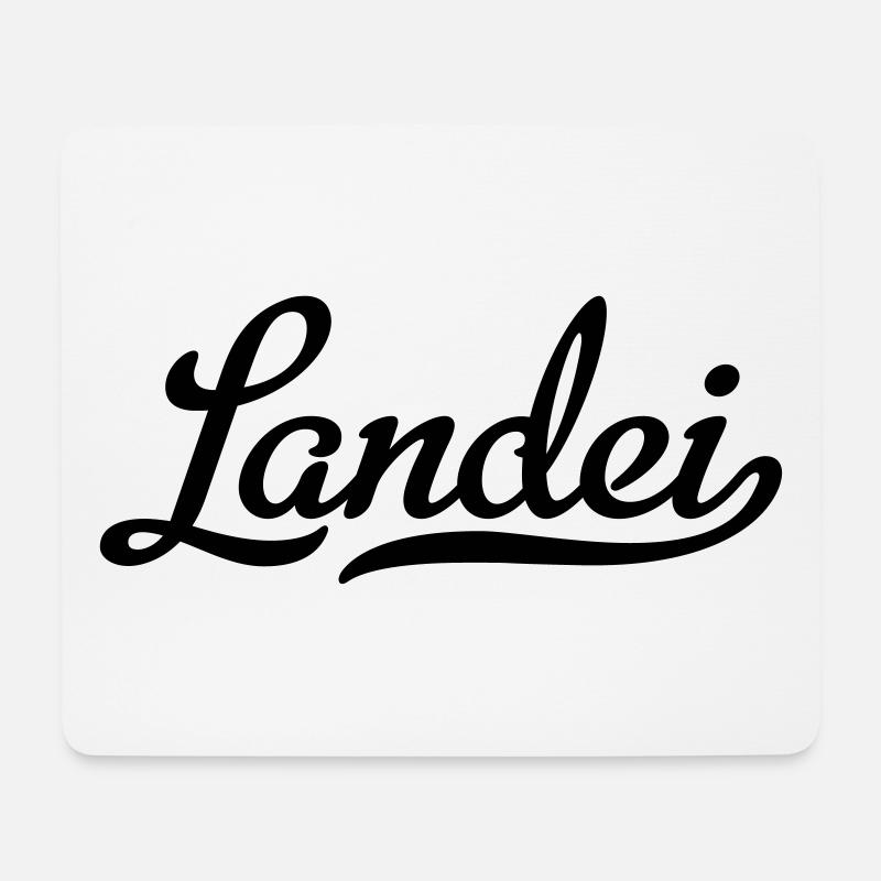 landei - Mousepad (Querformat) - Weiß