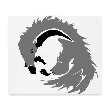 Ameisenbär Baby - Mousepad (Querformat) - Weiß - Vorne