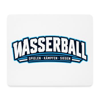 Wasserball Kraft-Logo - Mousepad (Querformat) - Weiß - Vorne