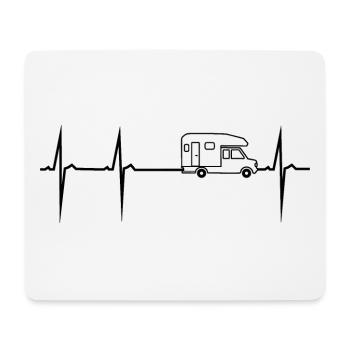 my heart beats for pickup - Mouse Pad (horizontal) - white - Front