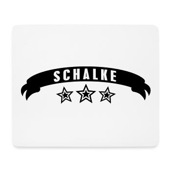 Stadtshirt Schalke - Mousepad (Querformat) - Weiß - Vorne