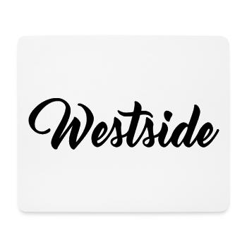 Westside Westen Ouest - Tapis de souris (format paysage) - blanc - Devant