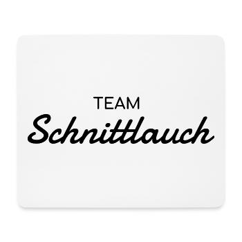 Team Schnittlauch - Kräuter Liebhaber - Mousepad (Querformat) - Weiß - Vorne