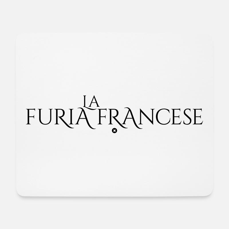 Der Furia Francese - Mousepad (Querformat) - Weiß
