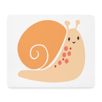 slug - Mouse Pad (horizontal) - white - Front