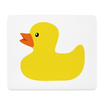 Rubber Duck - Mouse Pad (horizontal) - white - Front