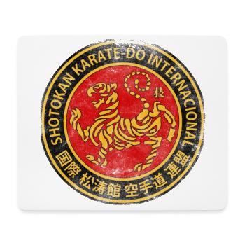 Karate Shotokan Logo Martial Art Gym MMA - Mouse Pad (horizontal) - white - Front