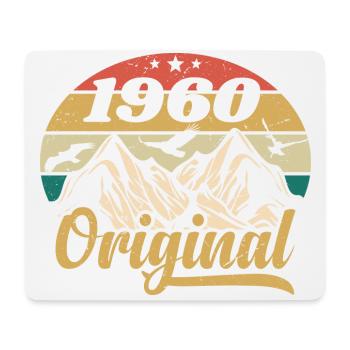 Original 1960er Jahre Vintage Geburtstagsgeschenk 1960er Jahre - Mousepad (Querformat) - Weiß - Vorne