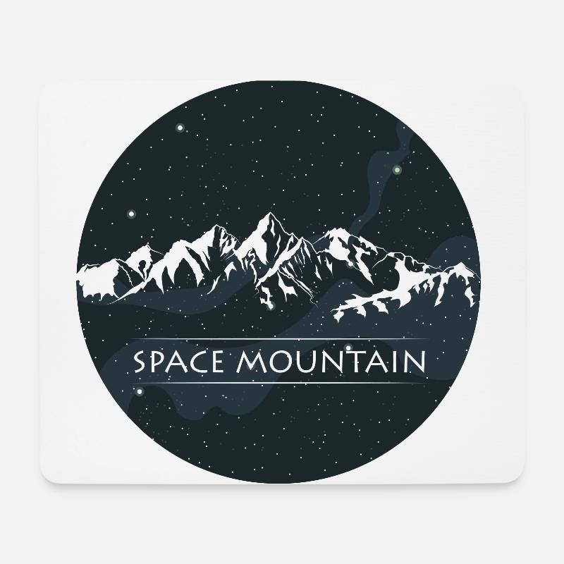 MOUNTAIN Berg Geschenk - Mousepad (Querformat) - Weiß