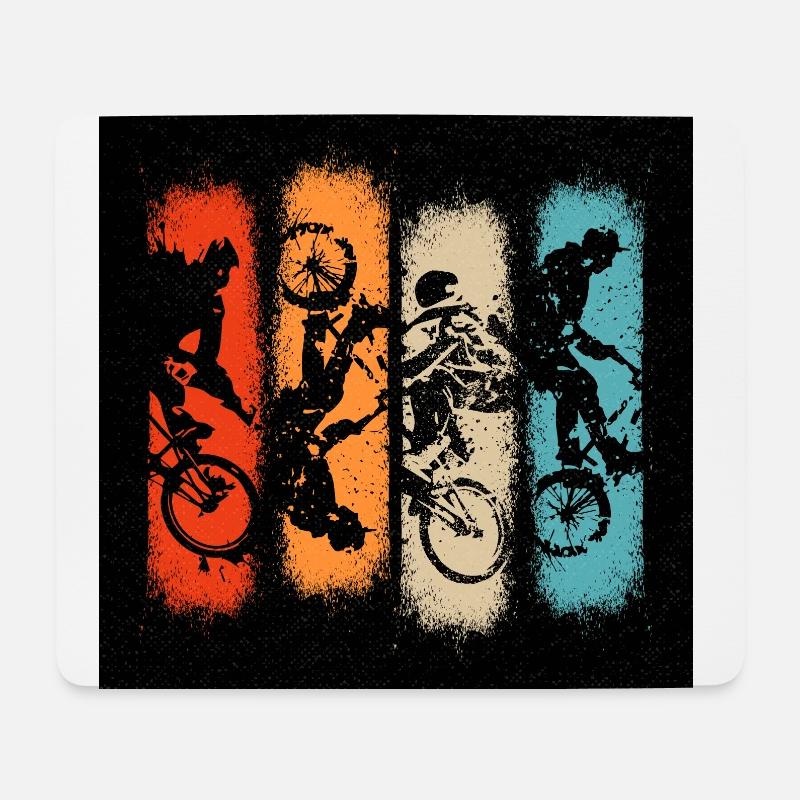 BMX Poster | BMX Poster Shop | BMX Poster kaufen - Mousepad (Querformat) - Weiß