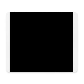 Noir, 23 couleurs, personnalisable, monochrome - Tapis de souris (format paysage) - blanc - Devant
