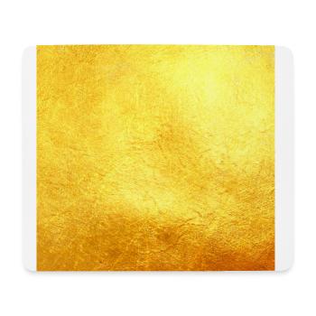 Plain Gold | Gold Texture | gold Pattern | Gold - Mouse Pad (horizontal) - white - Front
