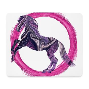 horse e 75 - Mouse Pad (horizontal) - white - Front