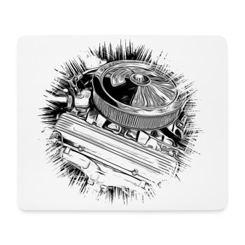 Auto - Mousepad (Querformat) - Weiß - Vorne