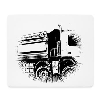 Camions - Tapis de souris (format paysage) - blanc - Devant
