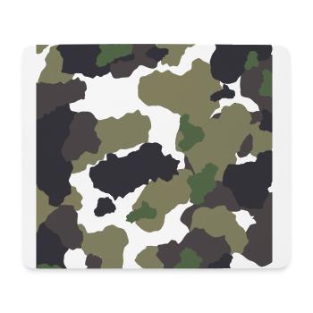 Military camouflage - Mouse Pad (horizontal) - white - Front