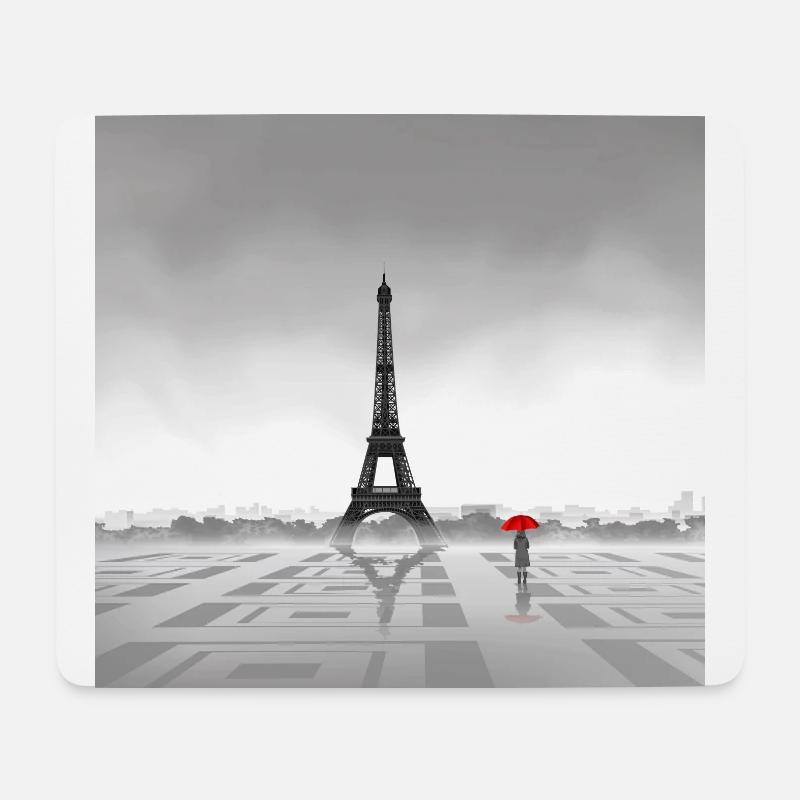 Paris - Mouse Pad (horizontal) - white
