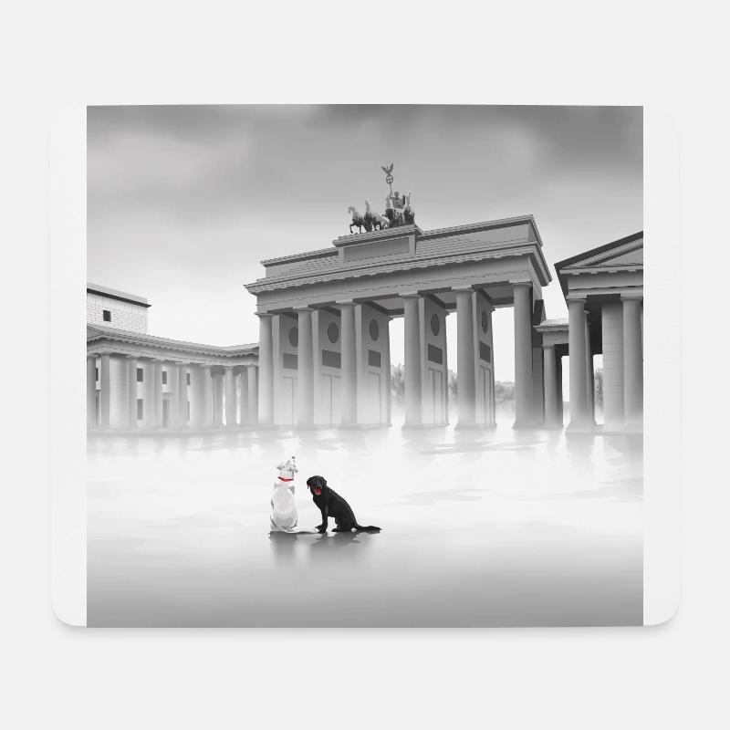 Berlin - Mouse Pad (horizontal) - white