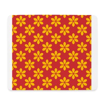 colorful mouse pad floral pattern buntes Mousepad - Mouse Pad (horizontal) - white - Front