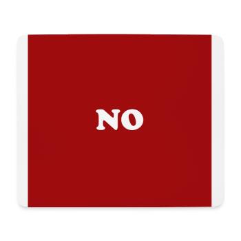 NO - Tapis de souris (format paysage) - blanc - Devant