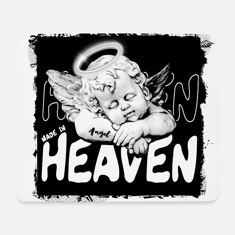 Baby süßer Engel - Mousepad (Querformat) - Weiß