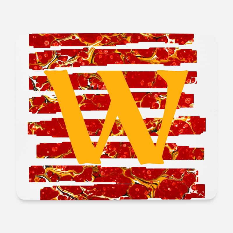 streifen e 232 w - Mousepad (Querformat) - Weiß