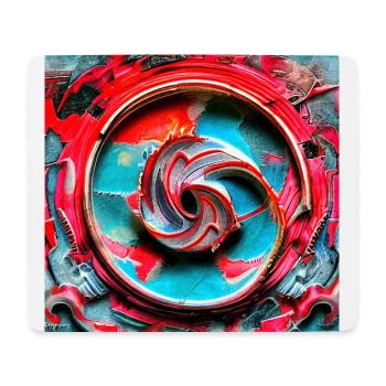 Wheel of Life - Mouse Pad (horizontal) - white - Front