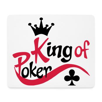 poker - Tapis de souris (format paysage) - blanc - Devant