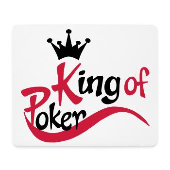 poker - Tapis de souris (format paysage) - blanc - Devant