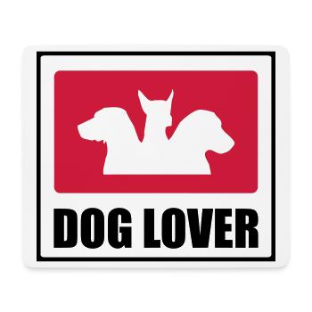 Dog Lover - Mouse Pad (horizontal) - white - Front