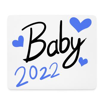 Baby 2022 - Neugeborenes 2022 - Mousepad (Querformat) - Weiß - Vorne