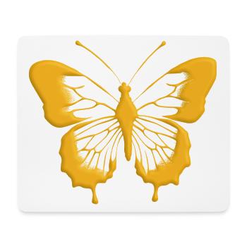 Schmetterling - Mousepad (Querformat) - Weiß - Vorne