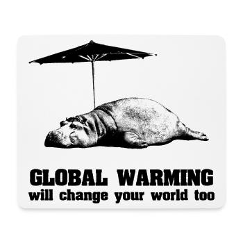 Global Warming / Climate Change / Global Warming - Mouse Pad (horizontal) - white - Front