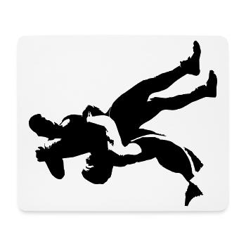 Wrestler - Mouse Pad (horizontal) - white - Front